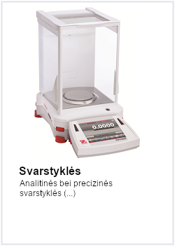 analitines laboratorines svarstyklės